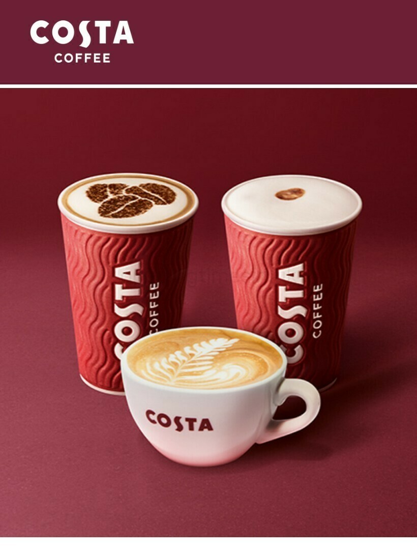 Costa Coffee Offers & Menu for April 1