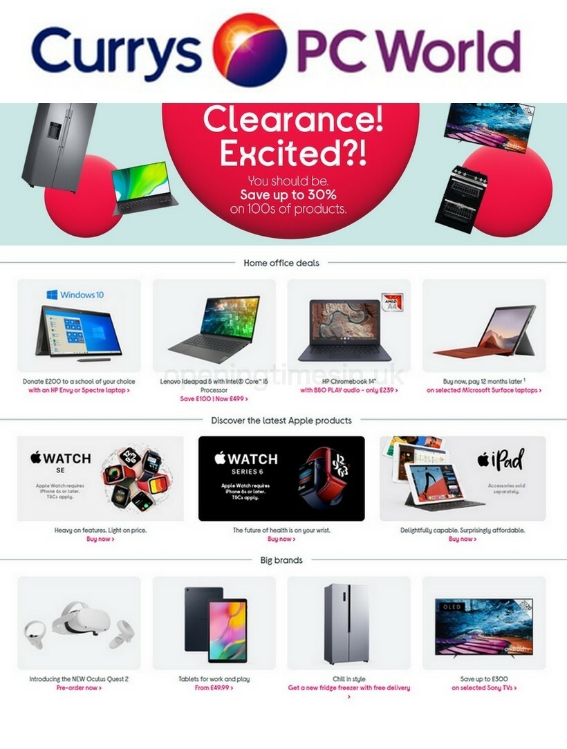 Currys Offers & Special Buys from 25 September