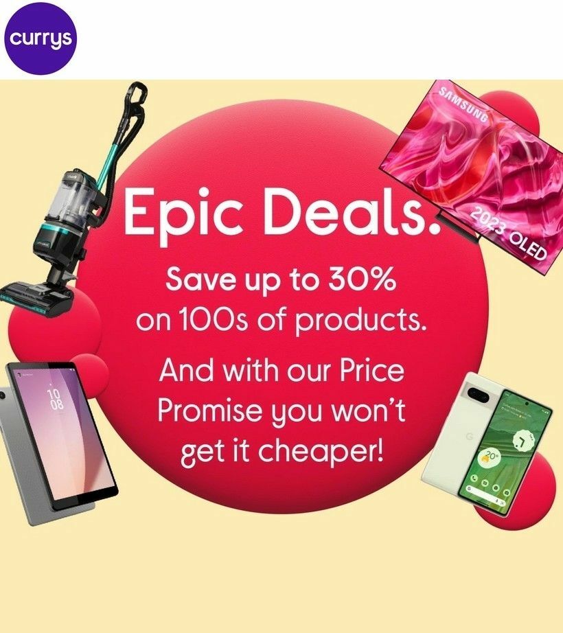 Currys Offers & Special Buys from 29 September