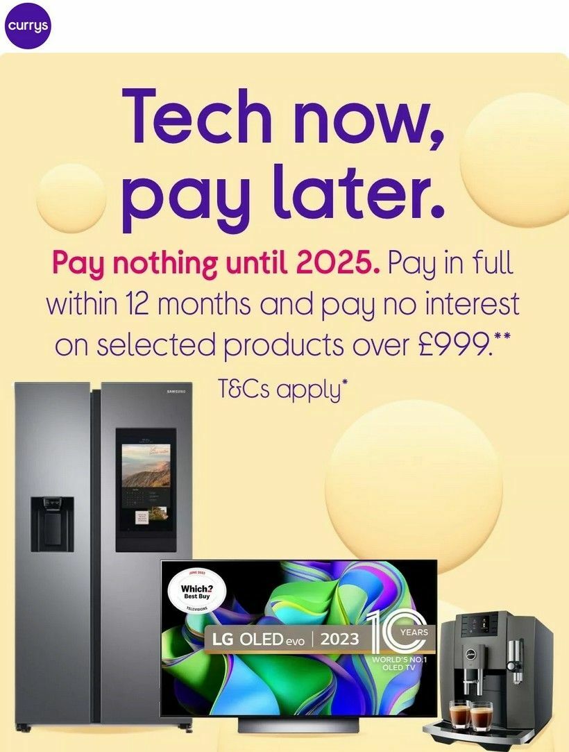 Currys Offers & Special Buys from 3 January