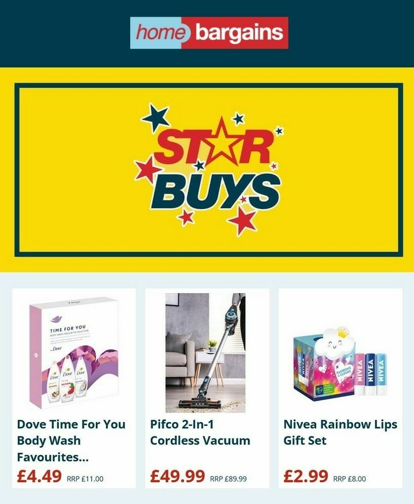 Home Bargains Offers, Special Buys and New Products from 5 September