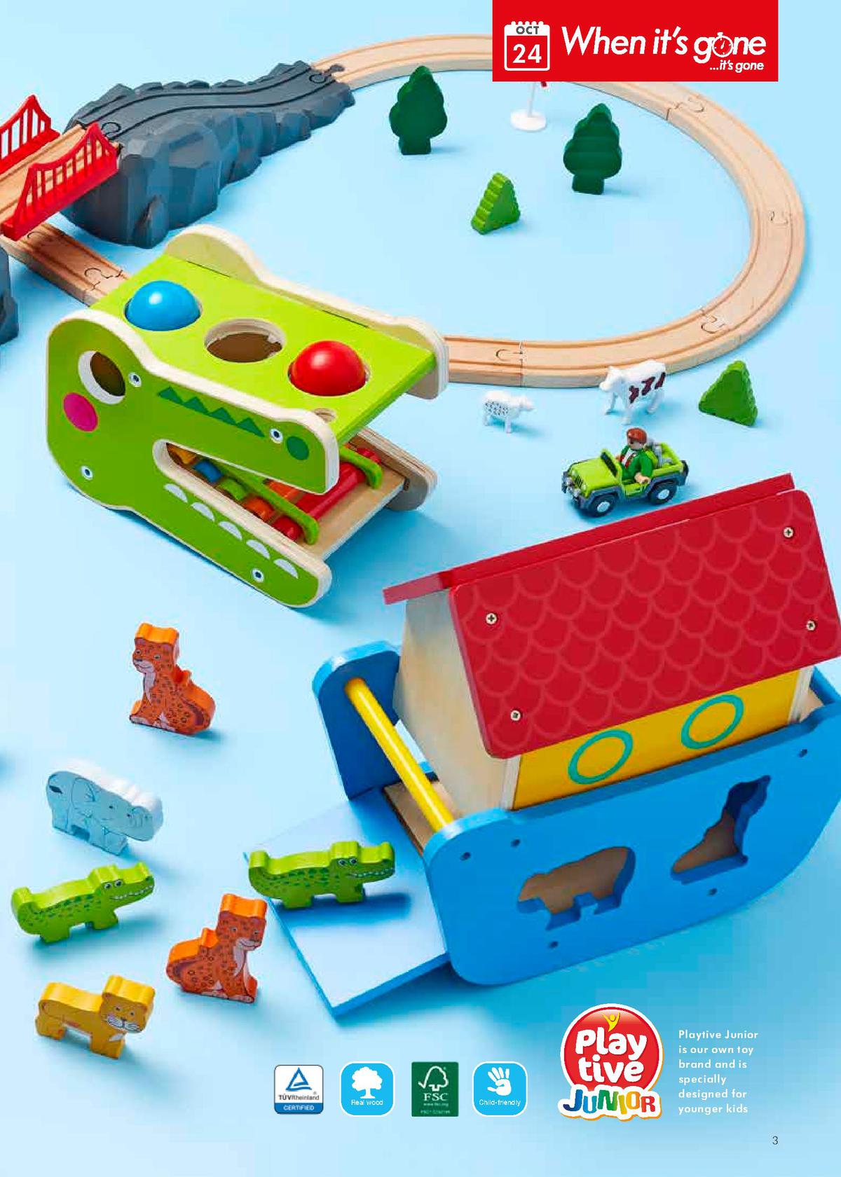 LIDL Lidl Wooden Toys UK Offers & Special Buys from 24 October Page 3