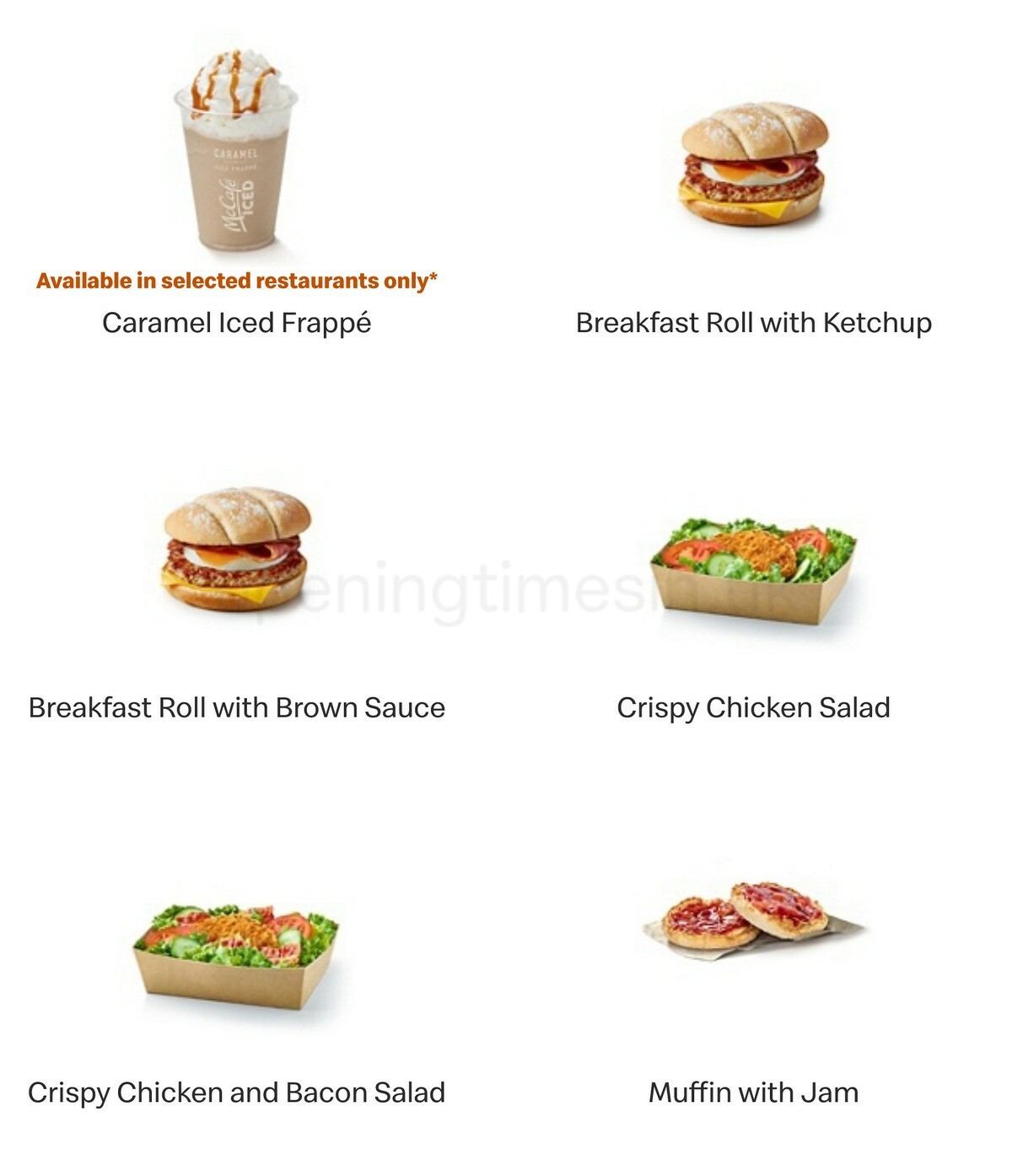 McDonald's Offers & Menu from 20 March Page 4