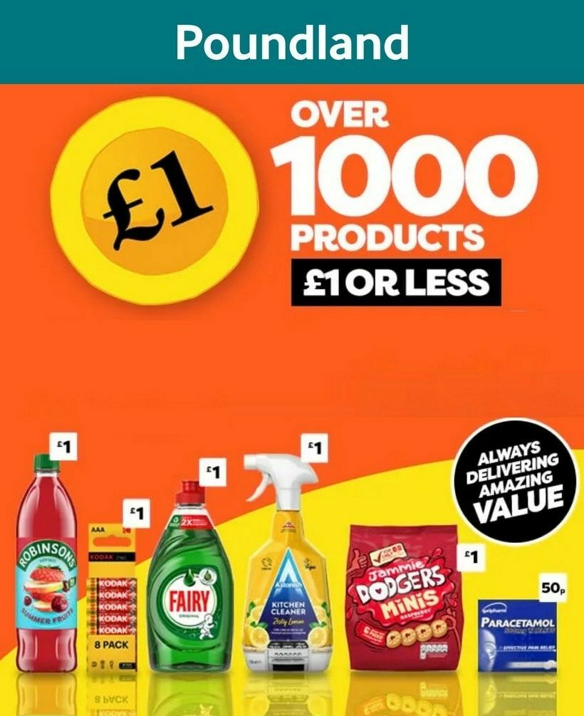 Poundland Offers & Great savings from 11 June