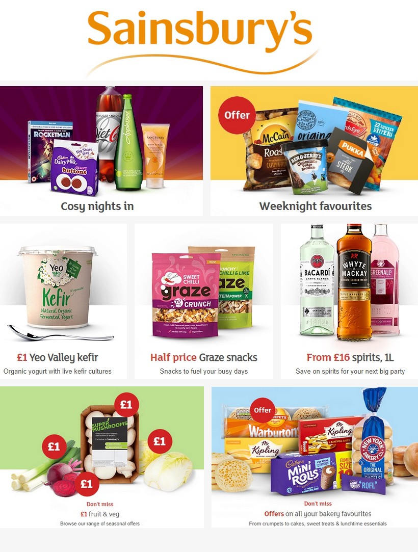 Sainsbury's Offers & Special Buys from 8 November