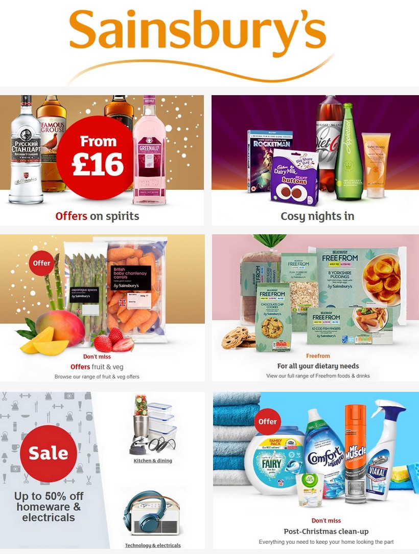 Sainsbury's Offers & Special Buys From 27 December