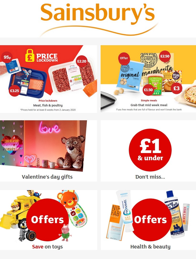 Sainsbury's Offers & Special Buys From 31 January