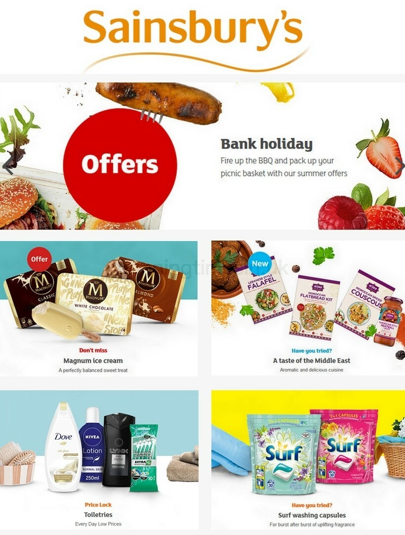 Sainsbury's Offers & Special Buys From 21 August