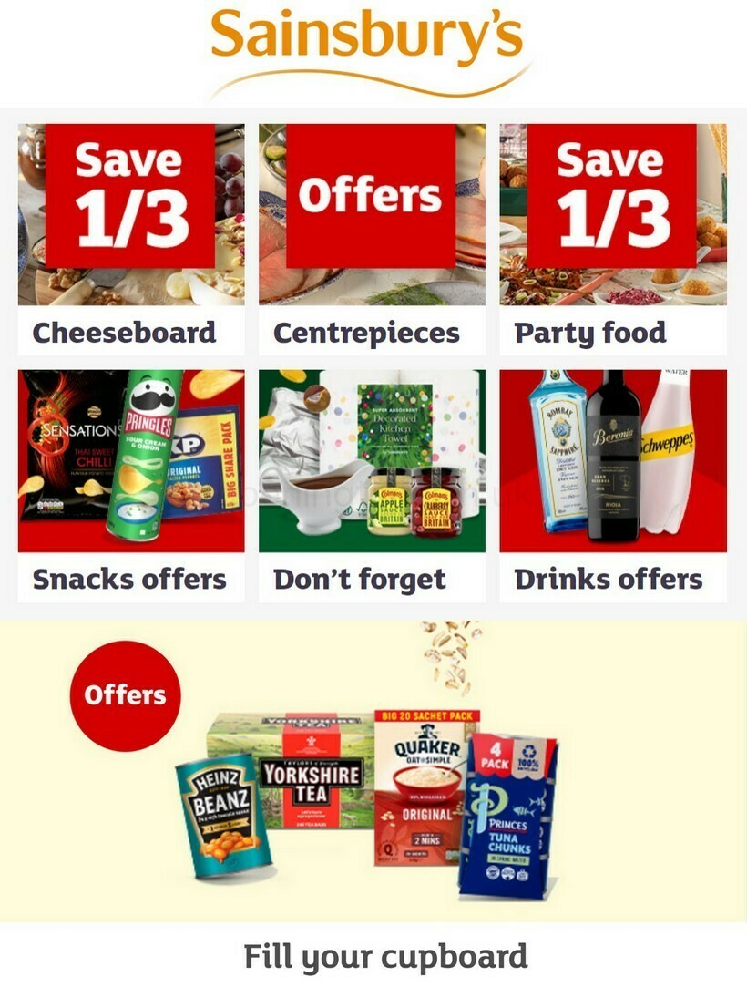 Sainsbury's Offers & Special Buys From 16 December