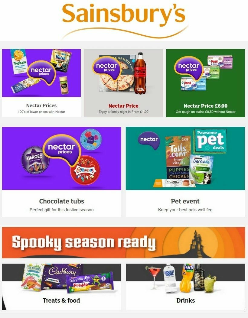 Sainsbury's Offers & Special Buys from 29 September