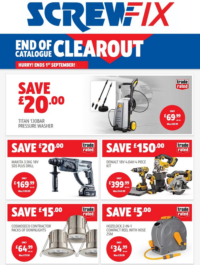 Screwfix Voucher Code August 2020 at Aretha Mair blog