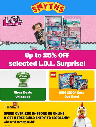 smyths legoland offer