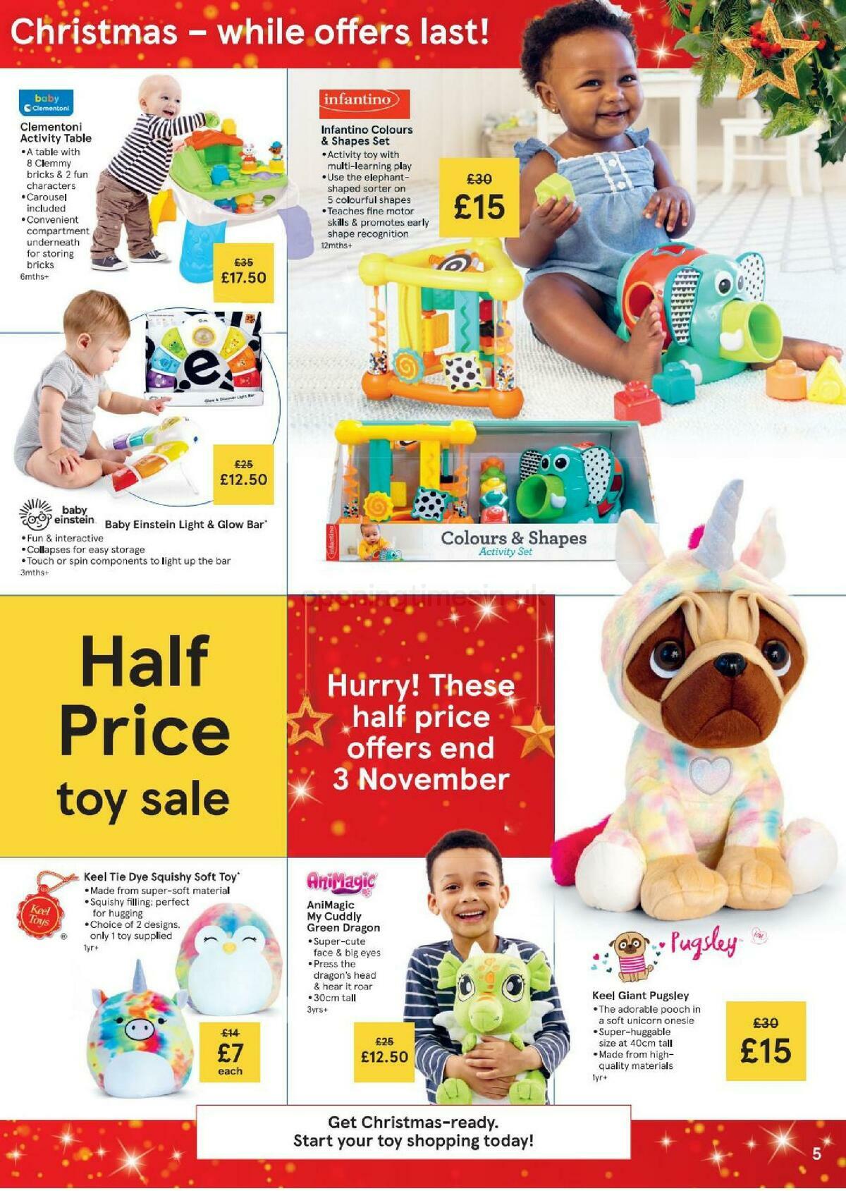 TESCO Tesco Half Price Toy Sale Leaflet Offers & Special Buys from 2