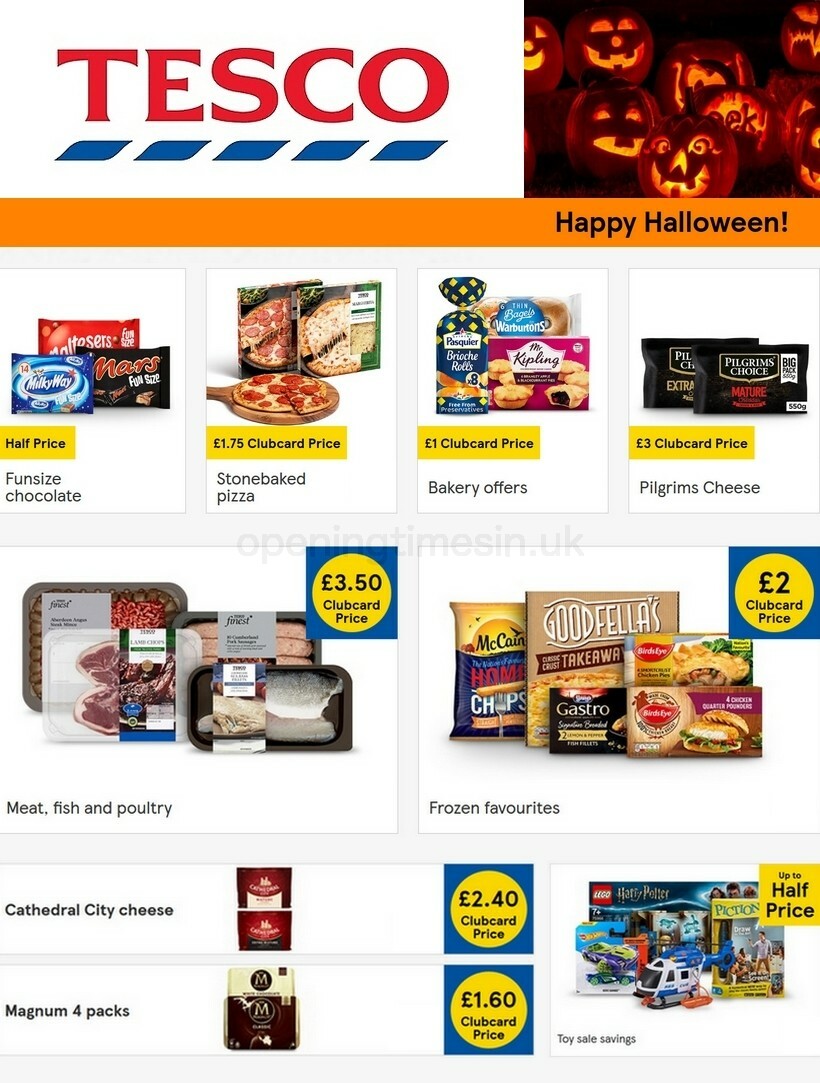 TESCO Offers & Special Buys from 21 October