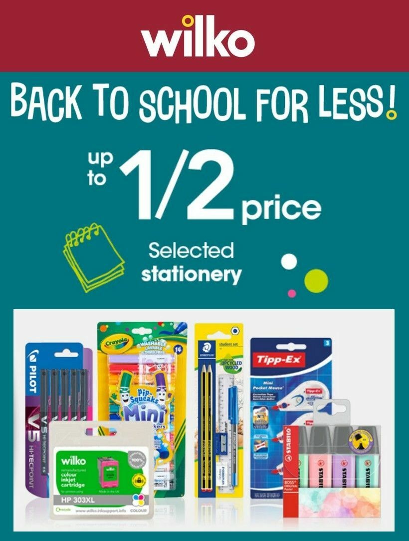 Wilko Best Offers and New Products from 4 August